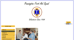 Desktop Screenshot of penningtonfirstaid.org
